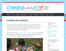 Tablet Screenshot of chinesewithmeggie.com
